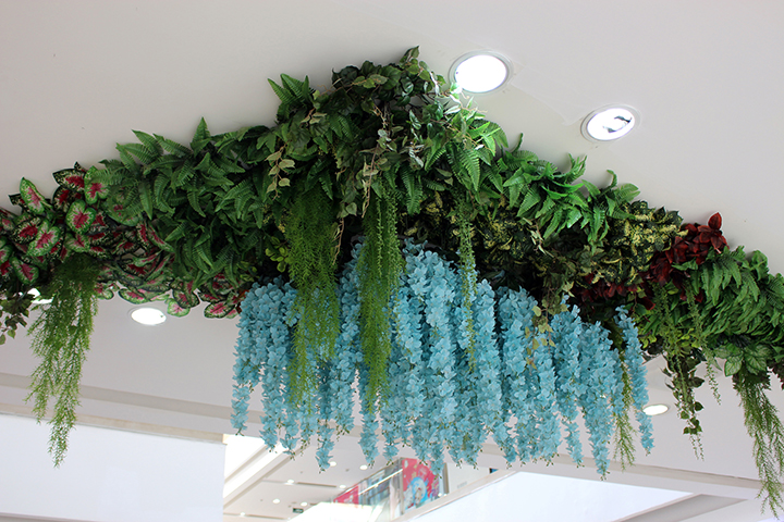 仿真植物吊頂效果圖
